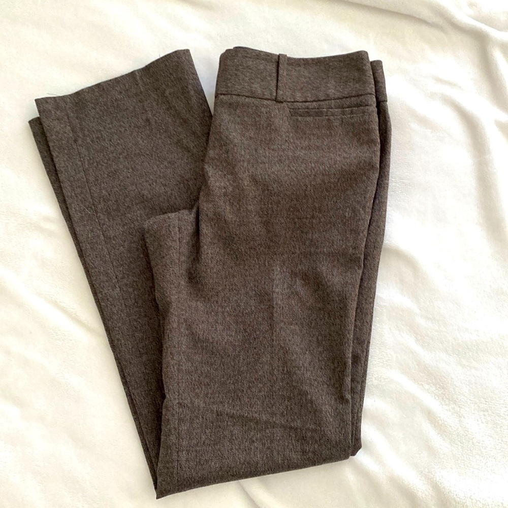 The Limited Drew Fit Dress Pants, Size 8 Brown Herringbone